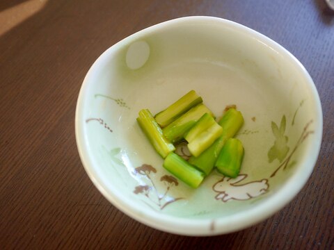 幼児食☆アスパラのスィートバターがけ